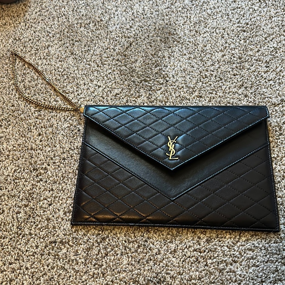 YSL clutch!